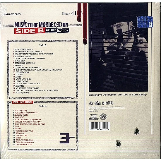 Eminem - Music To Be Murdered By (Side B) Plak 4 LP