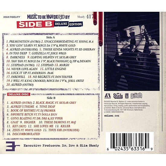 Eminem - Music To Be Murdered By (Side B)  2 CD