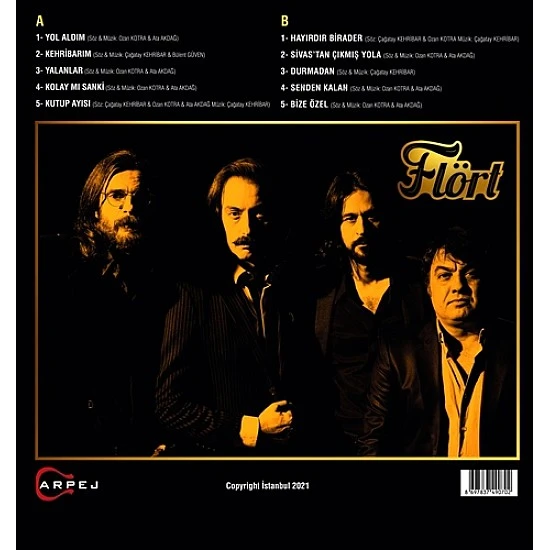 Flört - Bize Özel Plak LP