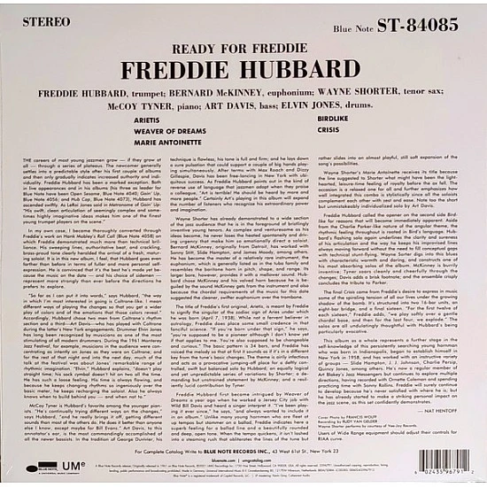 Freddie Hubbard - Ready For Freddie Caz Plak LP