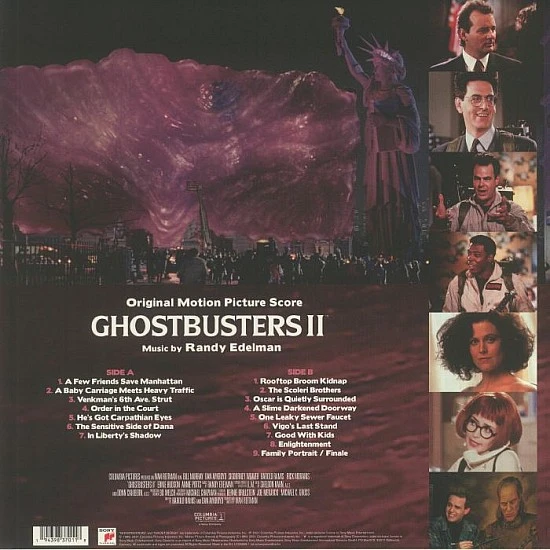 Ghostbusters  II - Soundtrack Pembe Splatter Plak LP