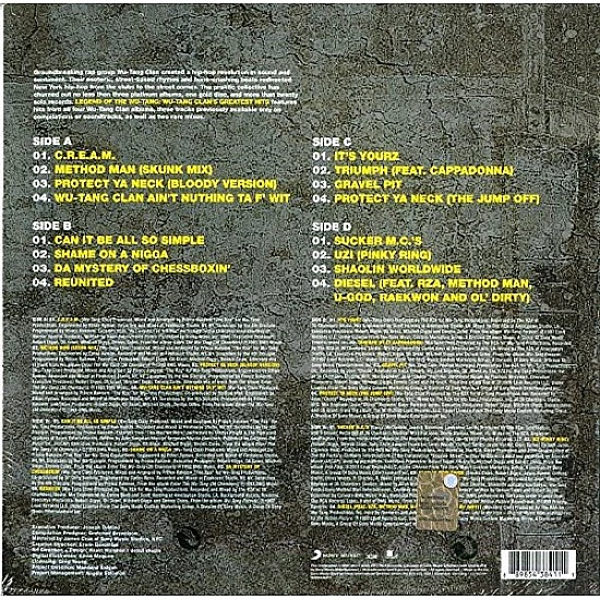 Wu-Tang Clan - Legend Of The Wu-Tang Greatest Hits Plak 2 LP