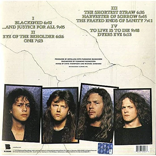 Metallica - And Justice For All (Dyers Green) Plak 2 LP