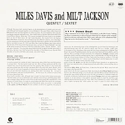 Miles Davis And Milt Jackson - Quintet / Sextet Caz Plak LP