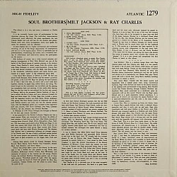 Milt Jackson & Ray Charles - Soul Brothers Caz Plak LP
