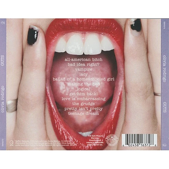 Olivia Rodrigo - Guts CD