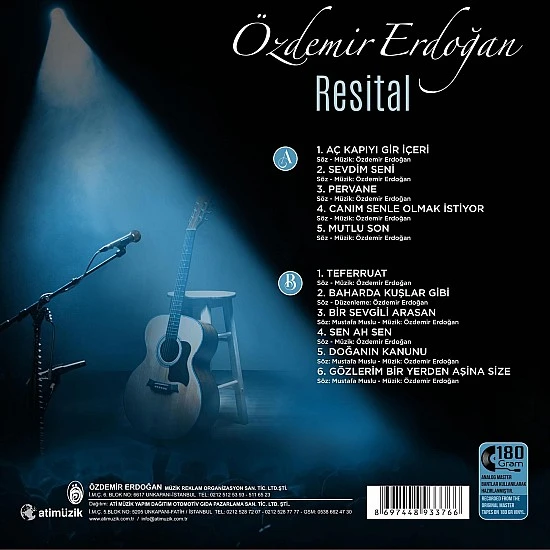 Özdemir Erdoğan - Resital Plak LP