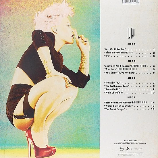 P!NK ‎/ Pink - The Truth About Love Plak 2 LP
