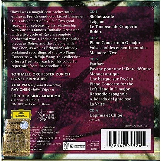 Yuja Wang - Ravel - Complete Orchestral Works 4 CD