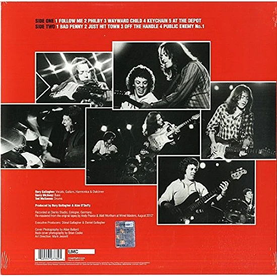 Rory Gallagher - Top Priority Plak LP