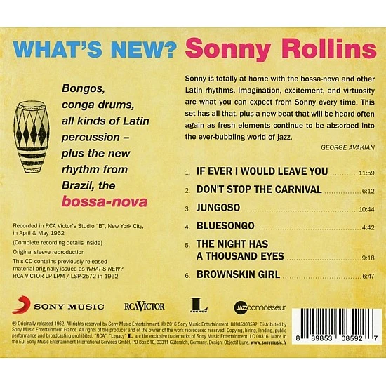 Sonny Rollins - What's New? CD