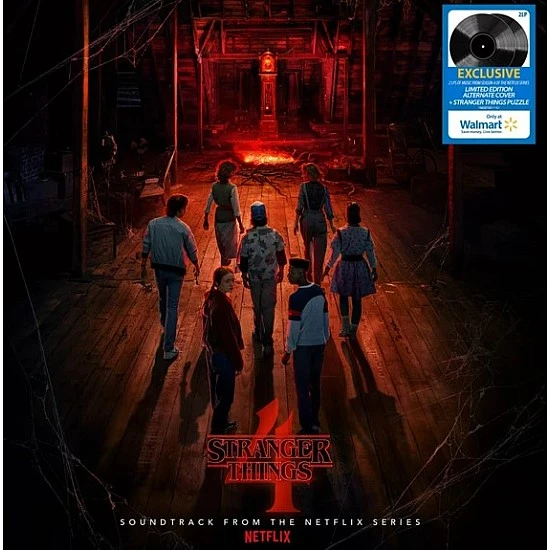 Stranger Things 4 - Soundtrack (Wallmart Exclusive) Plak 2 LP Yapboz Hediyeli