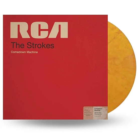 The Strokes - Comedown Machine (Yellow Opaque / Red Marbled Vinly) Plak LP