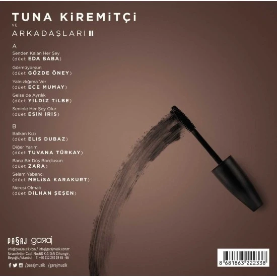 Tuna Kiremitçi - Tuna Kiremitçi Ve Arkadaşları II Plak LP