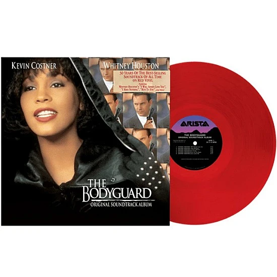Whitney Houston - The Bodyguard Soundtrack Kırmızı Renkli Plak LP