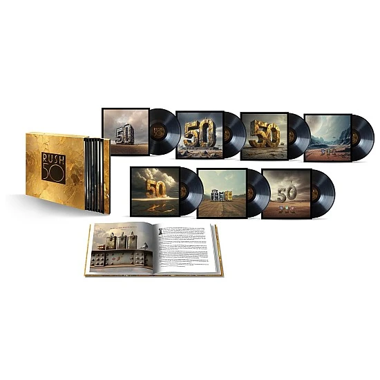 Rush - Rush 50 Plak 7LP Deluxe Box Set + Book