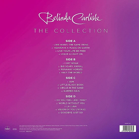 Belinda Carlisle - The Collection (Best of) Plak 2 LP