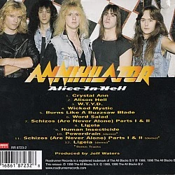 Annihilator - Alice In Hell CD 