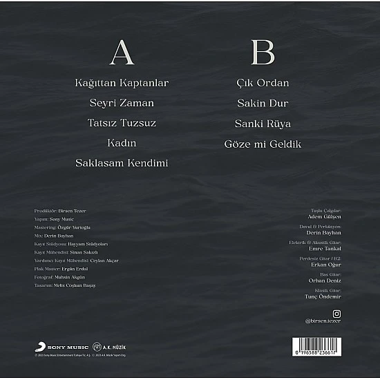 Birsen Tezer - Kağıttan Kaptanlar Plak LP