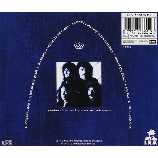 Black Sabbath - Dehumanizer CD