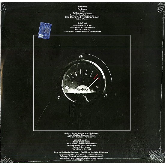 King Crimson - Red Plak LP (Limited 40th Anniversary 200gr)