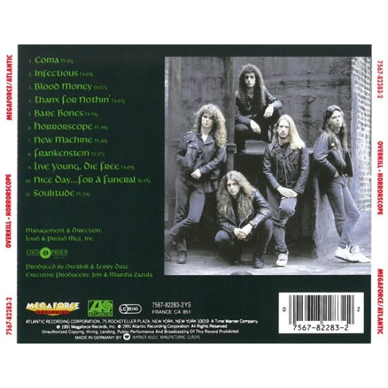 Overkill - Horrorscope CD