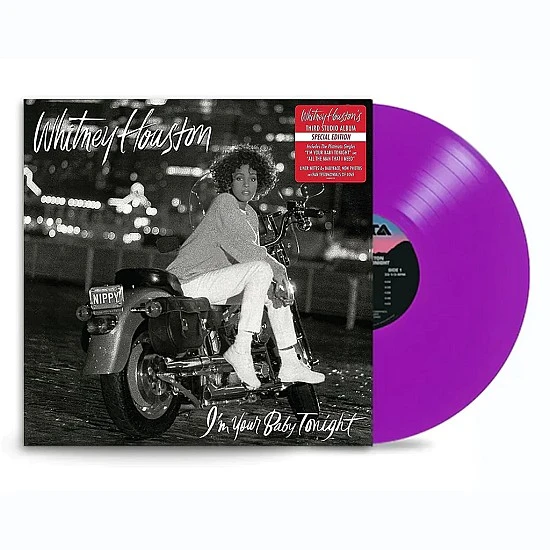 Whitney Houston - I'm Your Baby Tonight (Mor Renkli) Plak LP