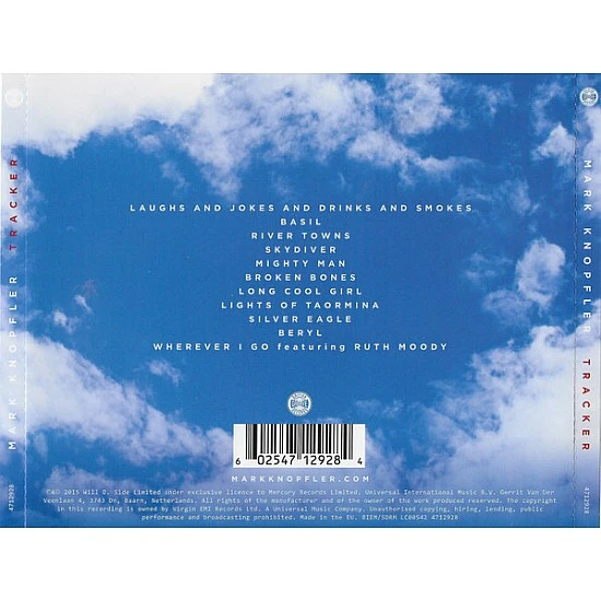Mark Knopfler - Tracker CD