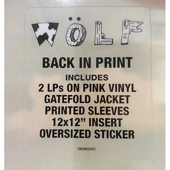 Tyler, The Creator - Wolf (Pembe Renkli) Plak 2 LP