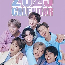 BTS K-Pop 2025 A3 Duvar Takvimi