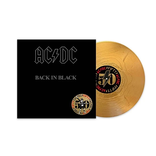 AC/DC - Back In Black Gold Renkli Plak LP