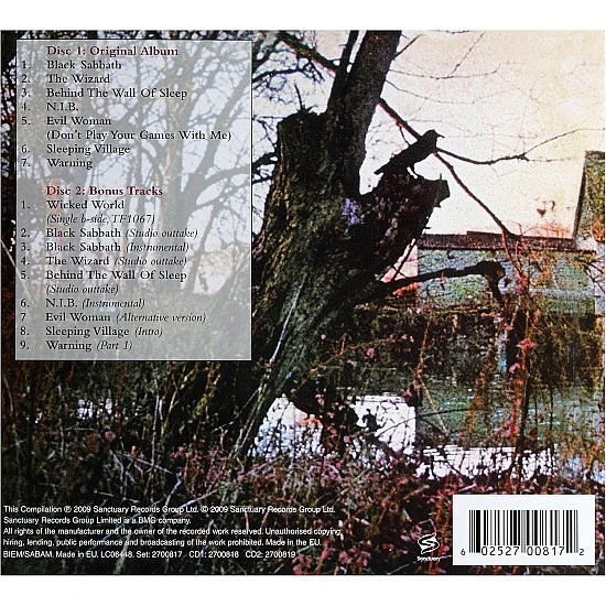 Black Sabbath - Black Sabbath (Deluxe) 2 CD