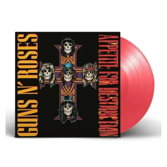 Guns N' Roses - Appetite For Destruction Kırmızı Renkli Plak LP