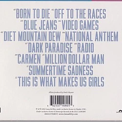 Lana Del Rey - Born To Die CD