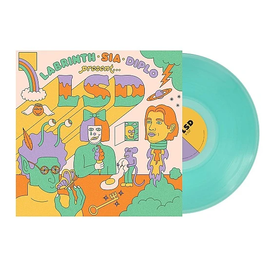 Labrinth Sia Diplo Present - LSD (5th Anniversary Sea Glass) Plak LP