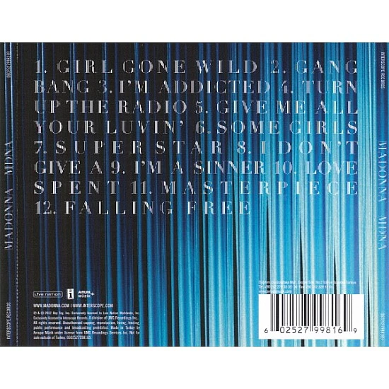 Madonna - MDNA CD