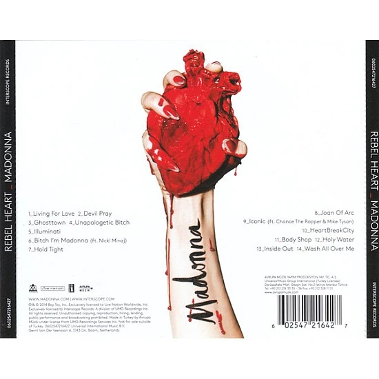 Madonna - Rebel Heart CD