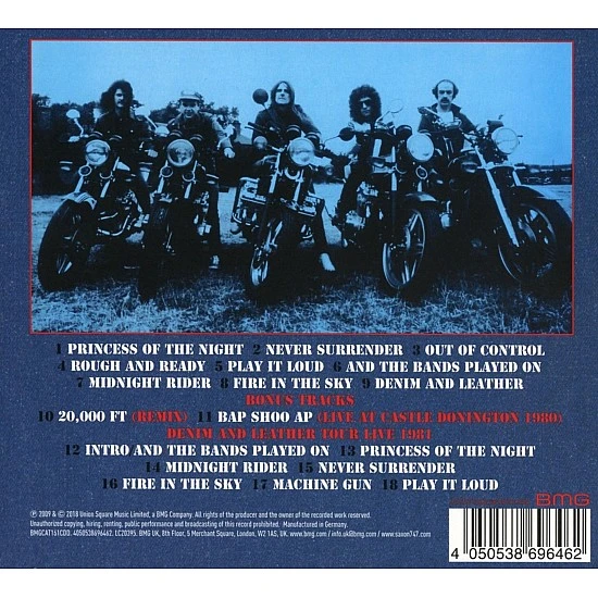 Saxon - Denim And Leather Deluxe CD