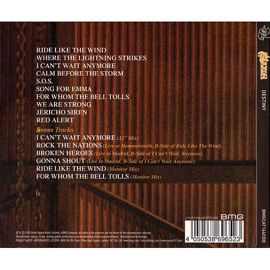 Saxon - Destiny Deluxe CD