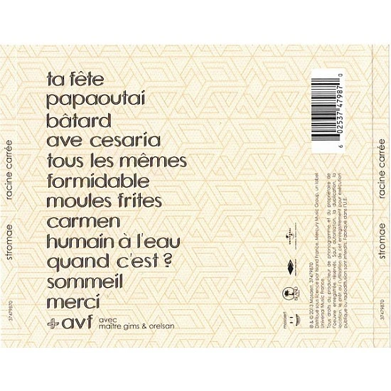 Stromae - Racine Carree CD