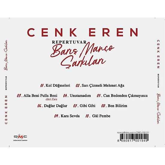 Cenk Eren - Repertuvar Barış Manço Şarkıları CD