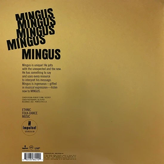 Charles Mingus - Mingus Mingus (Audiophile) Plak LP Verve Acoustic Sounds