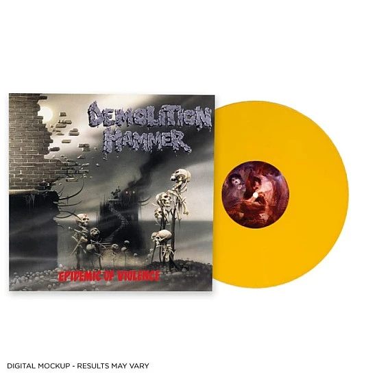Demolition Hammer - Epidemic Of Violence (Sarı Renkli) Plak LP