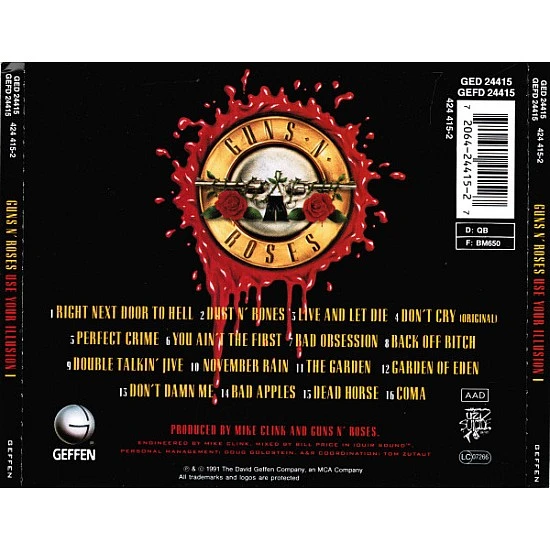 Guns N' Roses - Use Your Illusion I CD