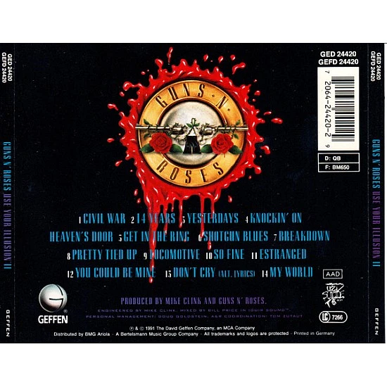 Guns N' Roses - Use Your Illusion II CD
