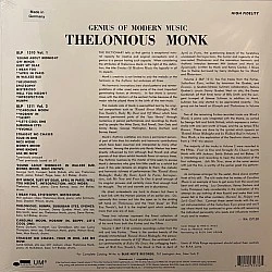 Thelonious Monk - Genius Of Modern Music Plak LP Blue Note