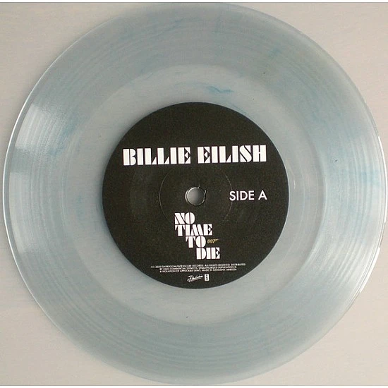 Billie Eilish - No Time To Die (Buz Mavisi Renkli) 7" 45'lik Plak