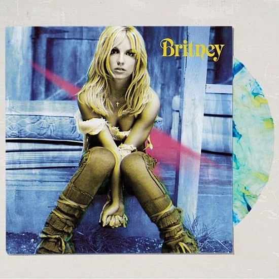 Britney Spears ‎– Britney (Mavi - Sarı Renkli) Plak LP * ÖZEL BASIM *
