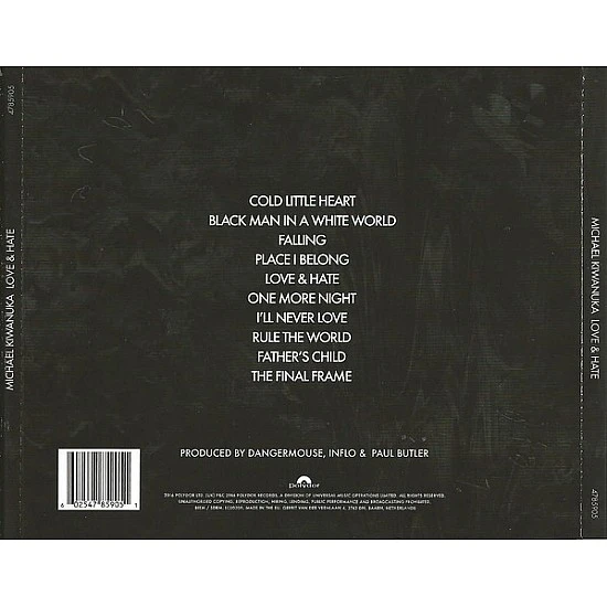 Michael Kiwanuka ‎- Love and Hate CD