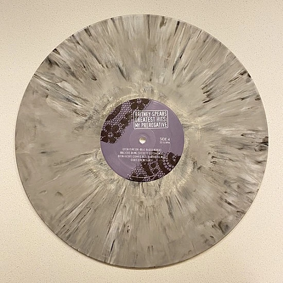Britney Spears ‎– Greatest Hits - My Prerogative (Gri Renkli) Plak 2 LP  * ÖZEL BASIM *